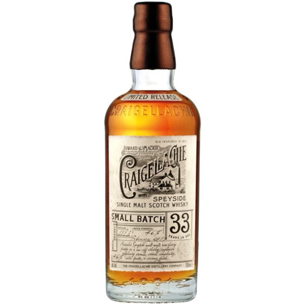 Craigellachie 33 Year Old Limited Release Scotch Whisky