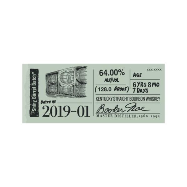 Booker's Bourbon 2019-02 “Shiny Barrel Batch”