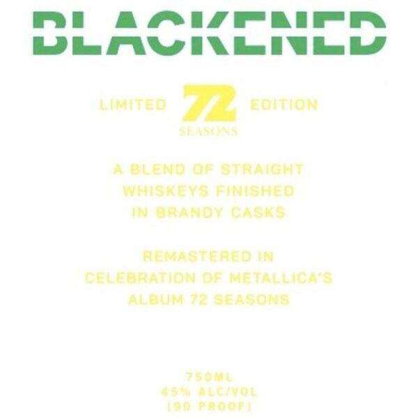 Blackened 72 Seasons Limited Edition By Metallica - Image 2