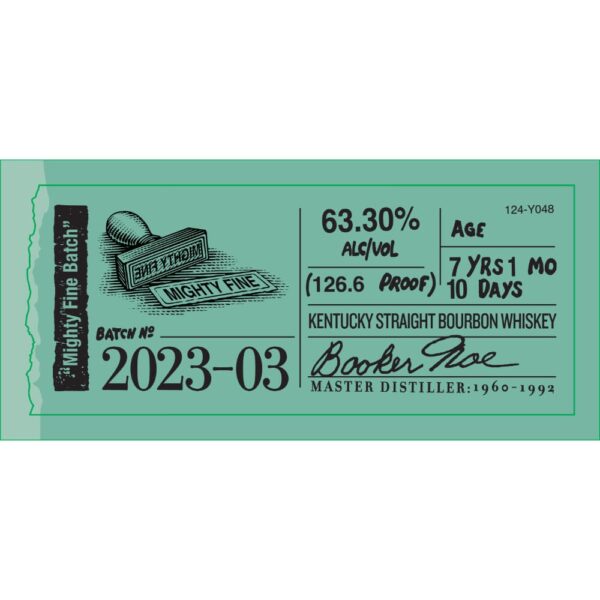 Booker’s Bourbon “Mighty Fine Batch” 2023-03 - Image 2