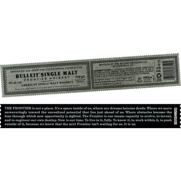 Bulleit Single Malt American Whiskey - Image 2