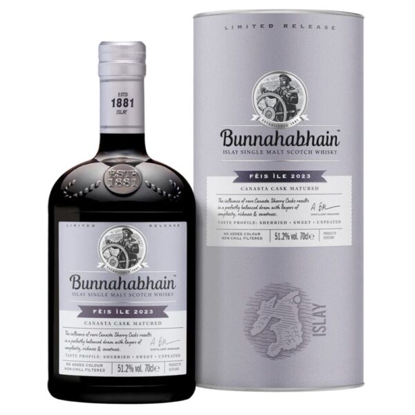 Bunnahabhain Fèis Ìle 2023 Canasta Cask Matured