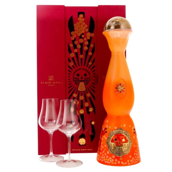 Clase Azul Dia De Muertos Edicion Limitada Aromas 2023 with Glasses Set