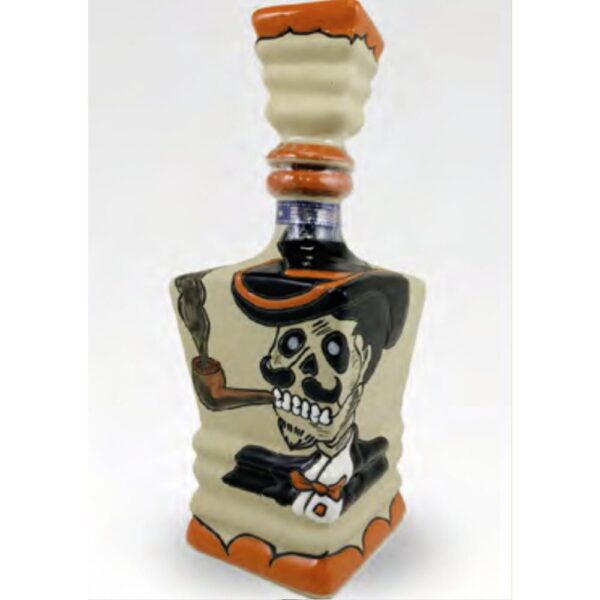 Dinastía Real Extra Añejo Ceramic Día De Muertos Bottle