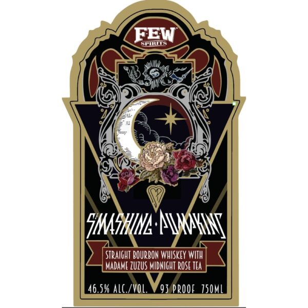 FEW Straight Bourbon Whiskey X Smashing Pumpkins Madame Zuzus Midnight Rose Tea - Image 2
