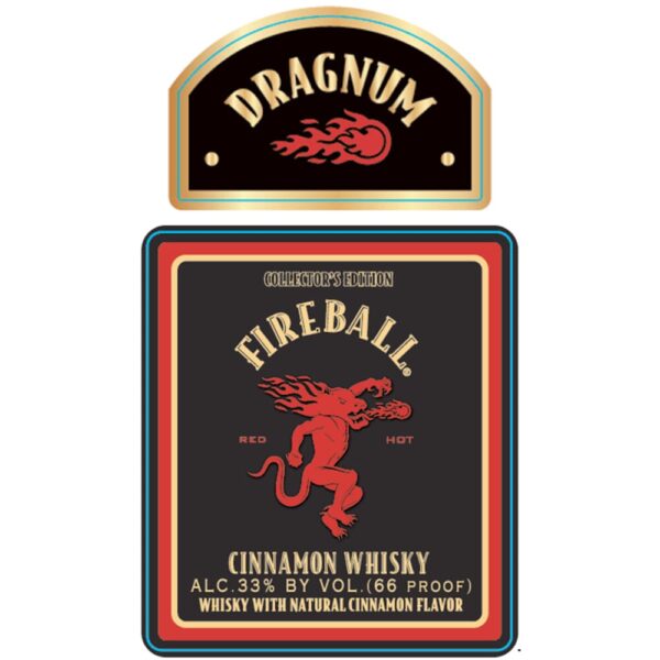Fireball Dragnum Collector’s Edition Cinnamon Whisky 1.75L - Image 2