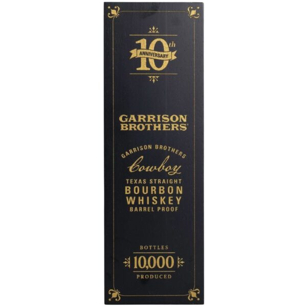 Garrison Brothers Cowboy Bourbon 10th Anniversary Edition - Image 3