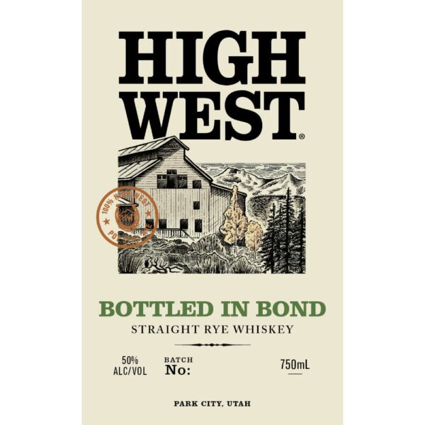 High West Bottled in Bond Straight Rye Whiskey - Image 2