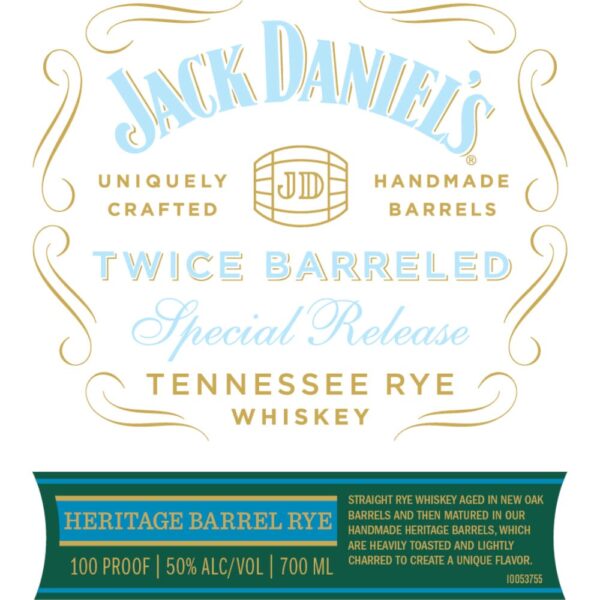 Jack Daniel's Twice Barreled Tennessee Rye 2023 Special Release - Image 2