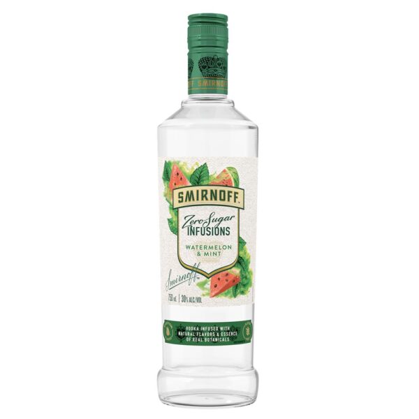 Smirnoff Zero Sugar Infusions Watermelon and Mint