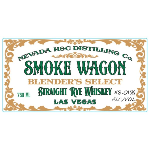 Smoke Wagon Blender’s Select Straight Rye Whiskey - Image 2
