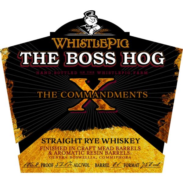 WhistlePig The Boss Hog X: The Commandments Straight Rye - Image 3