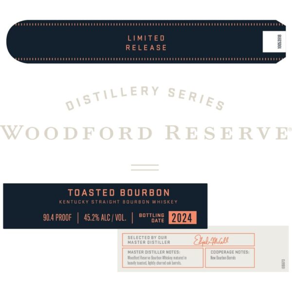 Woodford Reserve Distillery Series Toasted Bourbon 2024 Release - Image 2