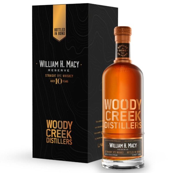 Woody Creek Distillers William H. Macy Reserve "Bottled in Bond" Straight Rye Whiskey