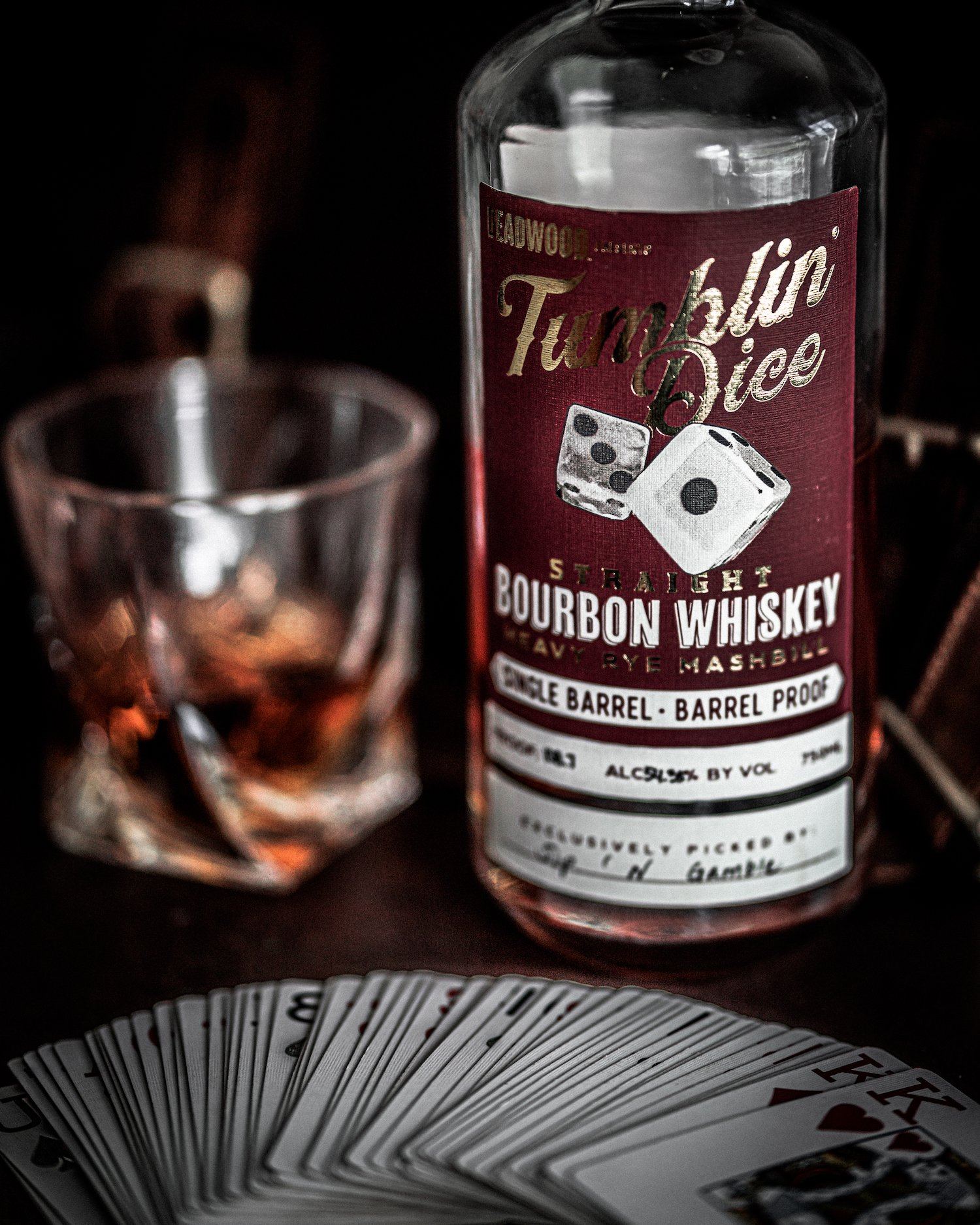 Deadwood Tumblin Dice "Sip 'N Gamble" Single Barrel Barrel Proof