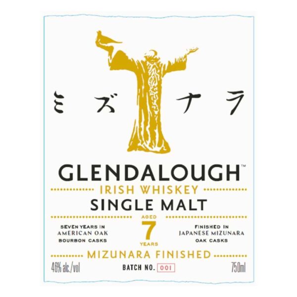 Glendalough 7 Year Old Mizunara Finish Irish Whiskey - Image 2