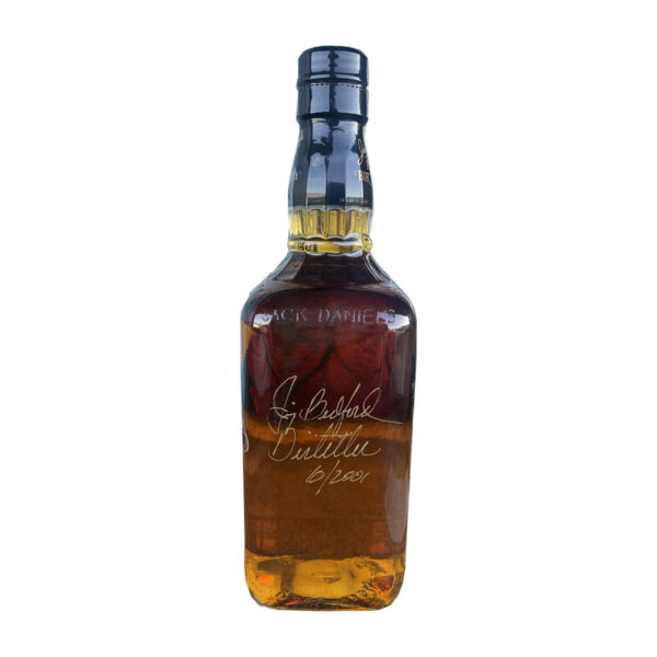 Jack Daniel's 150th Birthday 1850-2000 Commemorating 6 Million Cases Signed Bottle by Jimmy Bedford - Image 2