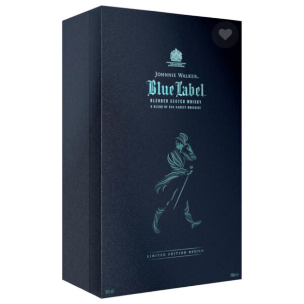 Johnnie Walker Blue Label Limited Edition Design Gift Set With Crystal Glasses - Image 2