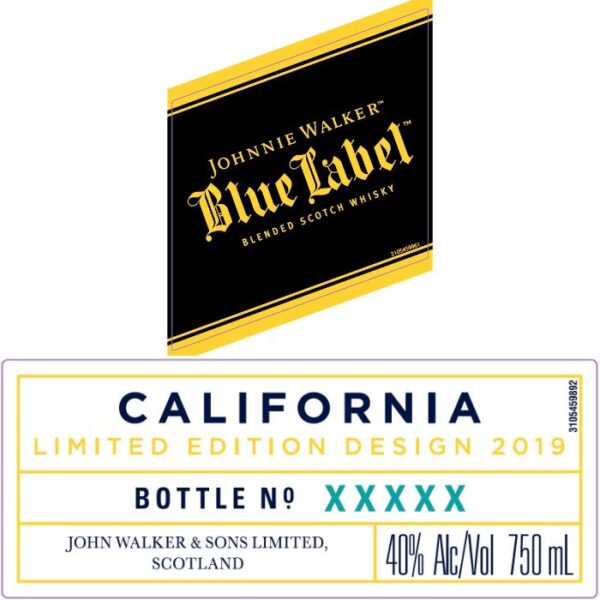 Johnnie Walker Blue Label California Limited Edition Design - Image 3