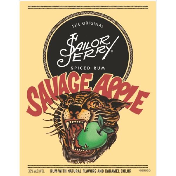 Sailor Jerry Savage Apple Spiced Rum - Image 2