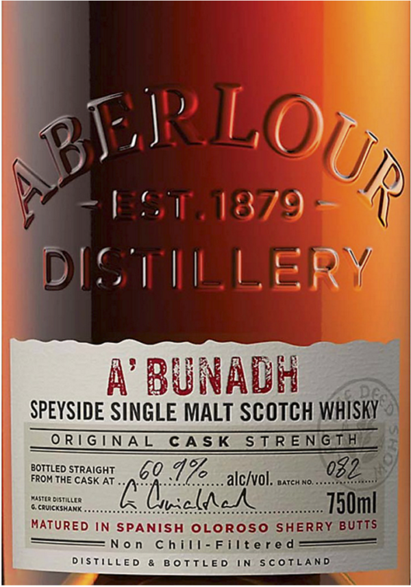 Aberlour A'bunadh Single Malt Scotch Matured In Spanish Oloroso Sherry Butts - Image 2