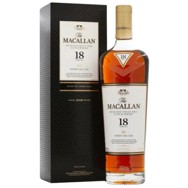 The Macallan Sherry Oak 18 Years Old Scotch Whisky