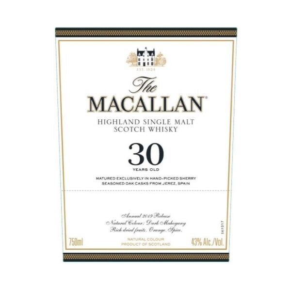 The Macallan 30 Year Old Sherry Oak 2019 Release - Image 2