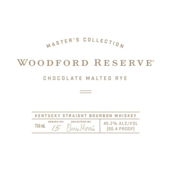 Woodford Reserve Master's Collection Chocolate Malted Rye - Image 2