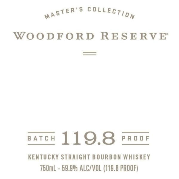 Woodford Reserve Master's Collection Batch Proof 119.8 - Image 2