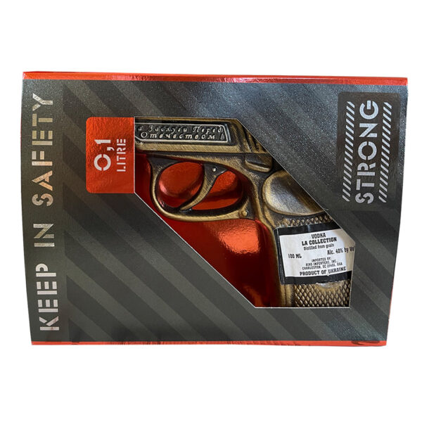 Zlatogor Makarov Pistol Gold Vodka 100ML - Image 2