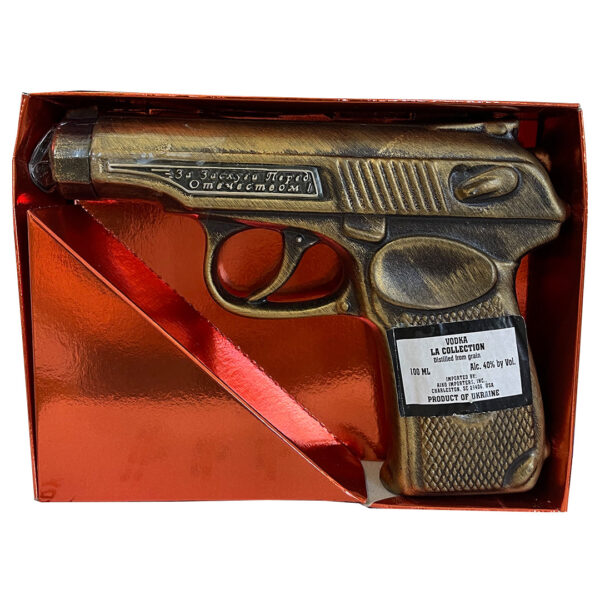 Zlatogor Makarov Pistol Gold Vodka 100ML