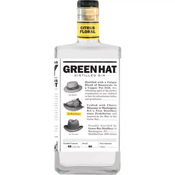 Green Hat Citrus Floral Gin