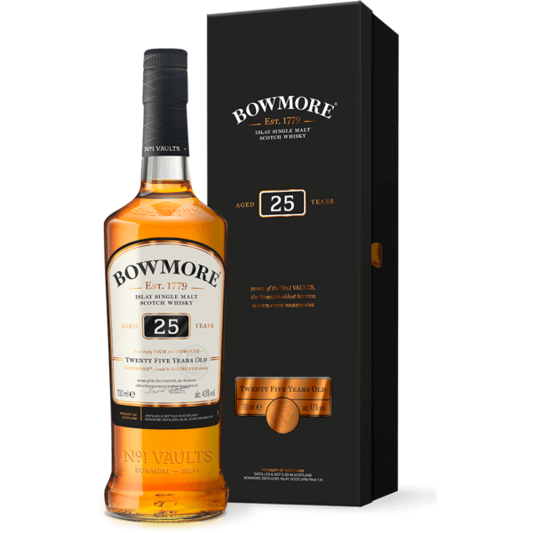 Bowmore 25 Year Old Scotch Whisky