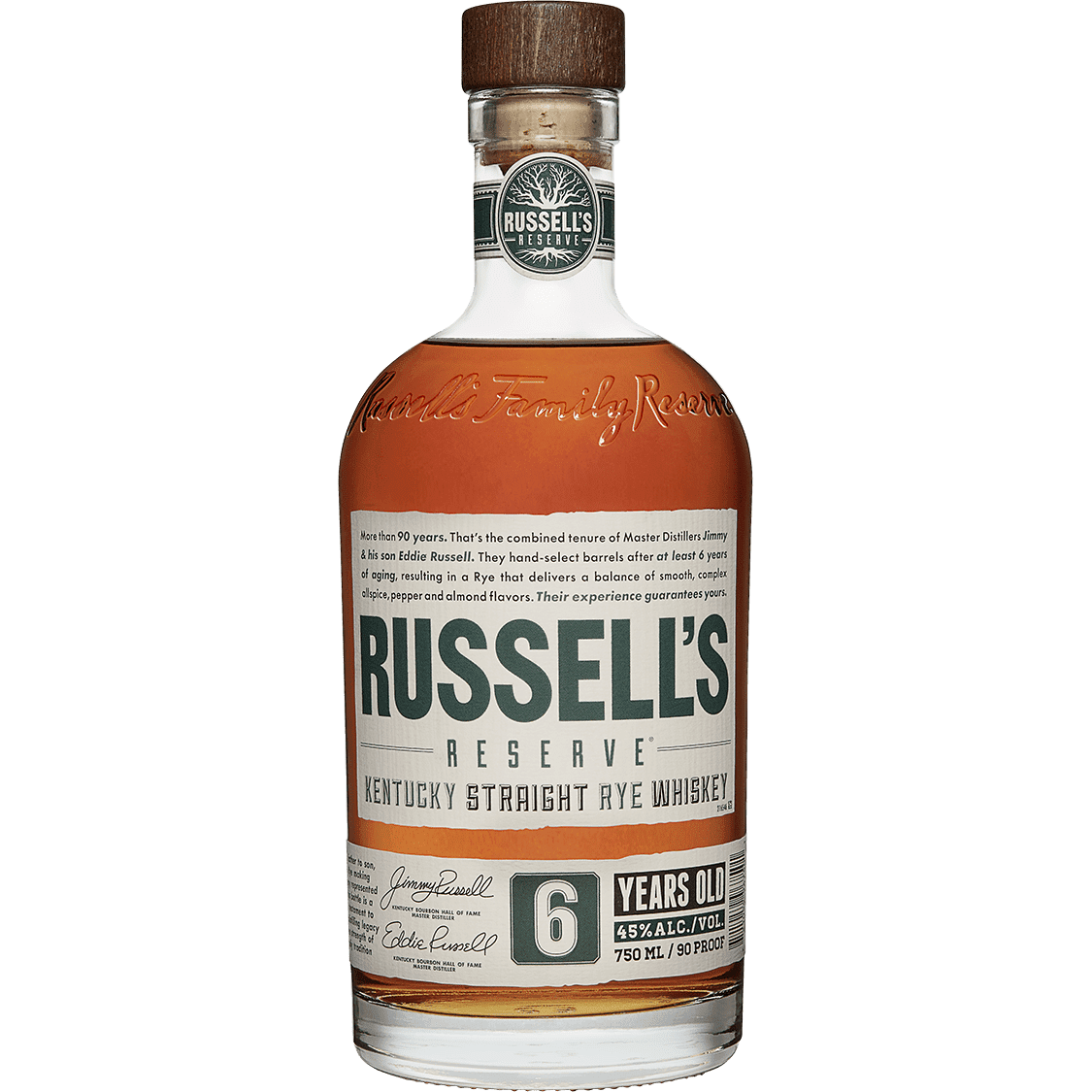 Russell's Reserve 6 Year Old Rye Whiskey